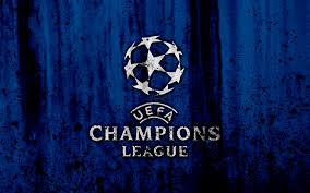 Download Wallpapers Uefa Champions League 4k Logo Grunge Blue Background Uefa Champions League Logo Besthqwallpapers Com Champions League Logo Uefa Champions League Champions League