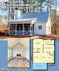 Plan 24391tw Compact And Versatile 1 To 2 Bedroom House Plan Tiny House Plans Tiny House Plan Tiny House Floor Plans