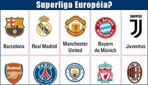 La superliga europea (no es su nombre oficial, también se baraja el de european premier) quiere ser una competición entre la crème de la crème, un todos contra todos en una liga con dos. Futebol Europeu Que Futuro