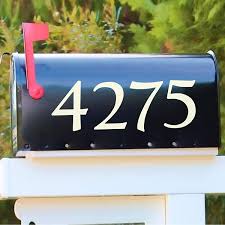 Get free shipping on qualified address signs or buy online pick up in store today in the hardware department. Trucks Signs Address Number Window Reflective White 4 Sets Mailbox Numbers Sticker Decals Die Cut California Style 2 Self Adhesive Vinyl Numbers For Mailbox Door Cars Business Home Hardware Tools Home