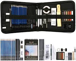 3.3 out of 5 stars 55 reviews. Pencils Coloring Drawing Kit Illustration Sketch Kit Anime Charcoal Watercolor Pencil Set Sketching 36 Piece Graphite Manga Scrapbooking
