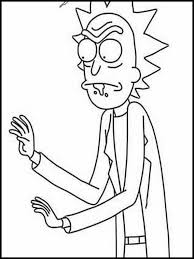Draw rick from rick and morty coloring pages. Coloring Book Rick And Morty 4