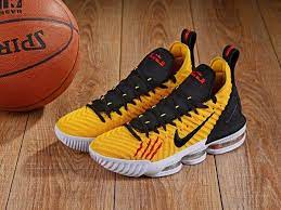 After breaking out a purple nike lebron 16 last week, lebron james kept the exclusives coming with a new yellow and black colorway during tonight's road contest against the minnesota timberwolves. Lebron Jame 16 Yellow Black Pe Basketball Shoes For Sale Wholesale Nike Shoes Basketball Shoes Nike Shoes Air Max