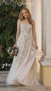 Style 44073 Sweetheart Illusion Bodice With Floral Lace Appliques Dress Sincerity Bridal Sincerity Bridal Applique Dress Wedding Dress Necklines