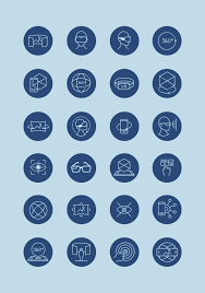 Ready to be used in web design, mobile apps and presentations. Virtual Reality Icon Pack
