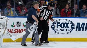 What is this message about? Tim Peel Robert Bortuzzo Goal Hits Ref In Crotch Video Sports Illustrated