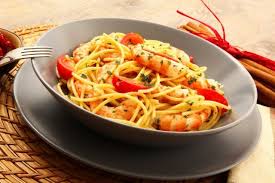 Vollkornnudeln Mit Gemusesauce Und Shrimps Rezept Rezept Rezepte Vollkornnudeln Lebensmittel Essen