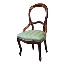 Antique American Bustle Back Victorian Side Vanity Chair Image 1 Of 9 Chair Vanity Chair Farmhouse Table Chairs