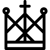 Download Royal Crown Of Complex Design With A Cross On Top Vector Svg Icon Svg Repo