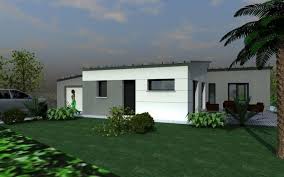 Plain Pied Contemporain Toit Zinc Maison Plain Pied Modele Maison Toit Zinc