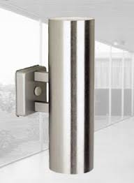 Cylinder Up Down 2 Light Outdoor Led Wall Sconce Stardust