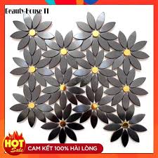 Gạch trang trí hình hoa cao cấp bằng inox, gạch mosaic | Shopee Việt Nam