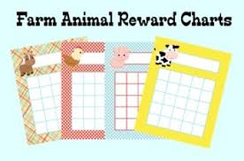 Farm Animal Incentive Reward Charts 4 Designs