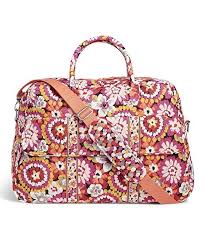 Amazon Com Vera Bradley Grand Traveler Bag Bandana Swirl Clothing With Images Travel Bags Bags Vera Bradley