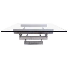 Stacked books coffee table protozoological shay uncoils: Vintage Stacked Chrome Coffee Table After David Hicks For Sale At 1stdibs