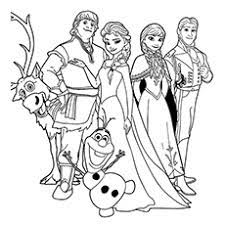 When we think of october holidays, most of us think of halloween. 50 Beautiful Frozen Coloring Pages For Your Little Princess