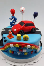 Transportation / birthday beep beep.choo choo, it's a party for two! | catch my party. Car Toy Theme Blue Birthday Cake With Rainbow For Two Year Old Boy Jpg