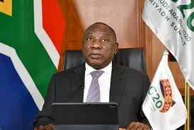 You can use the filters to show only results that match your interests. Ramaphosa To Address South Africa This Evening On Lockdown