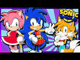SONAMY? | Sonica Amy Rose & Tailsko Play Sonic World (Female Sonic & Tails)  - YouTube