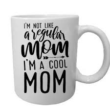 Strong ceramic coffee mug with lid: Cool Mom 15 Ounce White Ceramic Coffee Mug Walmart Com Walmart Com