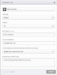 Our epic games account support articles will resolve most of your customer service needs. Wie Kann Ich Mein Epic Games Konto Vorubergehend Deaktivieren Epic Konten Support
