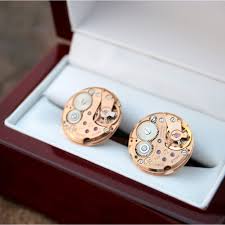 Rose Gold Omega Cufflinks Eva Gifted Hands
