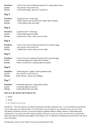The 7 Day Egg Diet