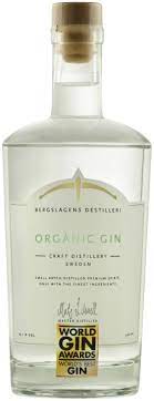 Bergslagens byder på en sød og krydret citrusaroma. Bronze Bergslagens Distilled Organic Gin World Gin Awards 2021