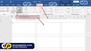 Ukuran label undangan no 107. Cara Membuat Label Undangan Otomatis Di Word Excel Mudah Dosenpintar Com