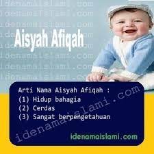 Di bawah ini maksud aisyah iaitu nama perempuan dalam islam Ini Arti Nama Aisyah Afiqah Dalam Islam Idenamaislami Com