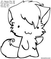 Download this adorable dog printable to delight your child. 31 Anime Cat Colouring Pages Important Inspiraton