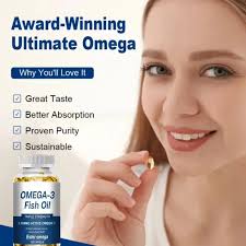 iMATCHME Fish Oil OMEGA 3 Capsules Rich In DHA And EPA Improve Bad Mood  Relieve Stress Strengthen Brain And Improve Intelligence Minyak Ikan Kapsul  Kaya DHA dan EPA Meningkatkan Mood Buruk Menghilangkan