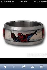 Spider Man Wedding Band So Awesome Spiderman Wedding Rings For Men Superhero Rings