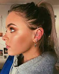 Pin By Zoe Daniels On B E A U T Y Ear Peircings Cute Ear Piercings Piercing