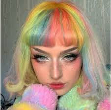 This hair job involves two tones which seem to be complimenting each other perfectly. Blonde Front Streaks To Blue Highlights Hair Colours To Help You Flaunt The E Girl Look