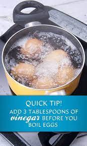 Does Vinegar Make Peeling Hard Boiled Eggs Easier Food Cooking Recipes