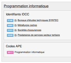 Liste des sociétés triées par codes naf pour campagne marketing btob. Trouver Une Ccn A Partir D Un Siret Issue 49 Socialgouv Code Du Travail Numerique Github