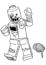 Zombie coloring pages to print. Lego Zombie Coloring Page Free Printable Coloring Pages For Kids