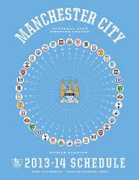 Manchester City 2013 14 Premier League Schedule Futbol