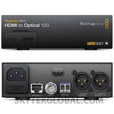 When installing the teranex mini smart panel to your blackmagic web presenter, holding the panel with your fingers and thumb aligned with the panel's rear connector will help guide it into place. Blackmagic Design Teranex Mini Hdmi Optical 12g Converter