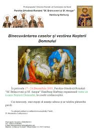 Defaimat sa fie inaintea lui cel ce vicleneste, iar pe cei ce se tem de domnul ii slaveste; NaÈterea Domnului Parohia OrtodoxÄ RomanÄ Sf Brancoveni Èi Sf Ansgar Hamburg Harburg