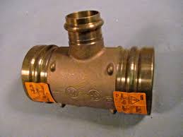 VIEGA PROPRESS FITTINGS - 15638 XL BRONZE TEE 3"x 3"x 1-1/2 ...