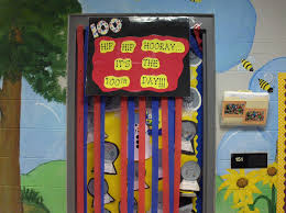 A doormat will add some style to an apartment entrance, a kick plate has the power to turn a bland door into something special, and a pretty wreath can add some color to an otherwise neutral space. 100th Day Bulletin Board And Decoration Ideas