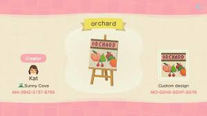 I Couldn T Find Many Orchard Signs Online So I Thought I D Try Making My Own Pixel Art Fruit Is Hard Animal Crossing New Animal Crossing Animal Crossing Game