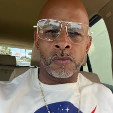 Anderson Hunt <MVP> and Larry Johnson. 2 UNLV Runnin' Rebel Basketball  greats. Reunion 2024 for all of Jerry's teams at the Tarkanian house.