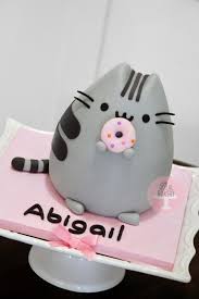 Pusheen Donut Cake Pusheen Cakes Pusheen Birthday Birthday Cake For Cat