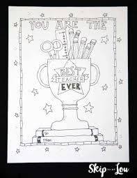 Show them the proper way how to color. Best Teacher Coloring Page For The Best Teacher Ever