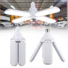 60w 45w Led Garage Lights Tsv 4 3 Led Heads Foldable Trilright Garage Ceiling Lighting 3200lm 6500k White Led Shop Light Deformable Led Garage Ceiling Lighting Bulbs Workshop Light For Workbench Walmart Com