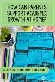 Supporting Student Learning At Home Teaching With A Mountain View Student Learning Parents As Teachers Learning Support