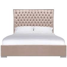 Ein kissen an die wand nageln wäre natürlich einfacher, ab. Safavieh Chester Upholstered Panel Bed Polsterbett Gepolsterter Kopfteil Bett Ideen